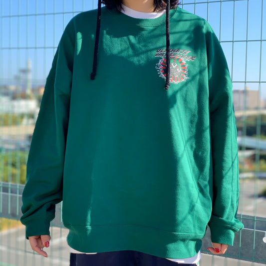 ULTIMATE BACKLASHER Crew neck Sweat grn